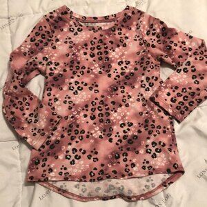 Garanimals size 3T pink leopard print long sleeve T